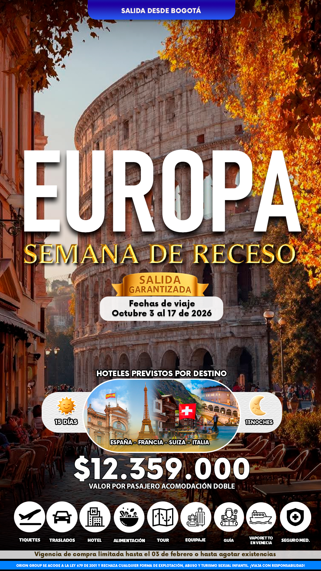 EUROPLUS SEMANA DE RECESO BOG