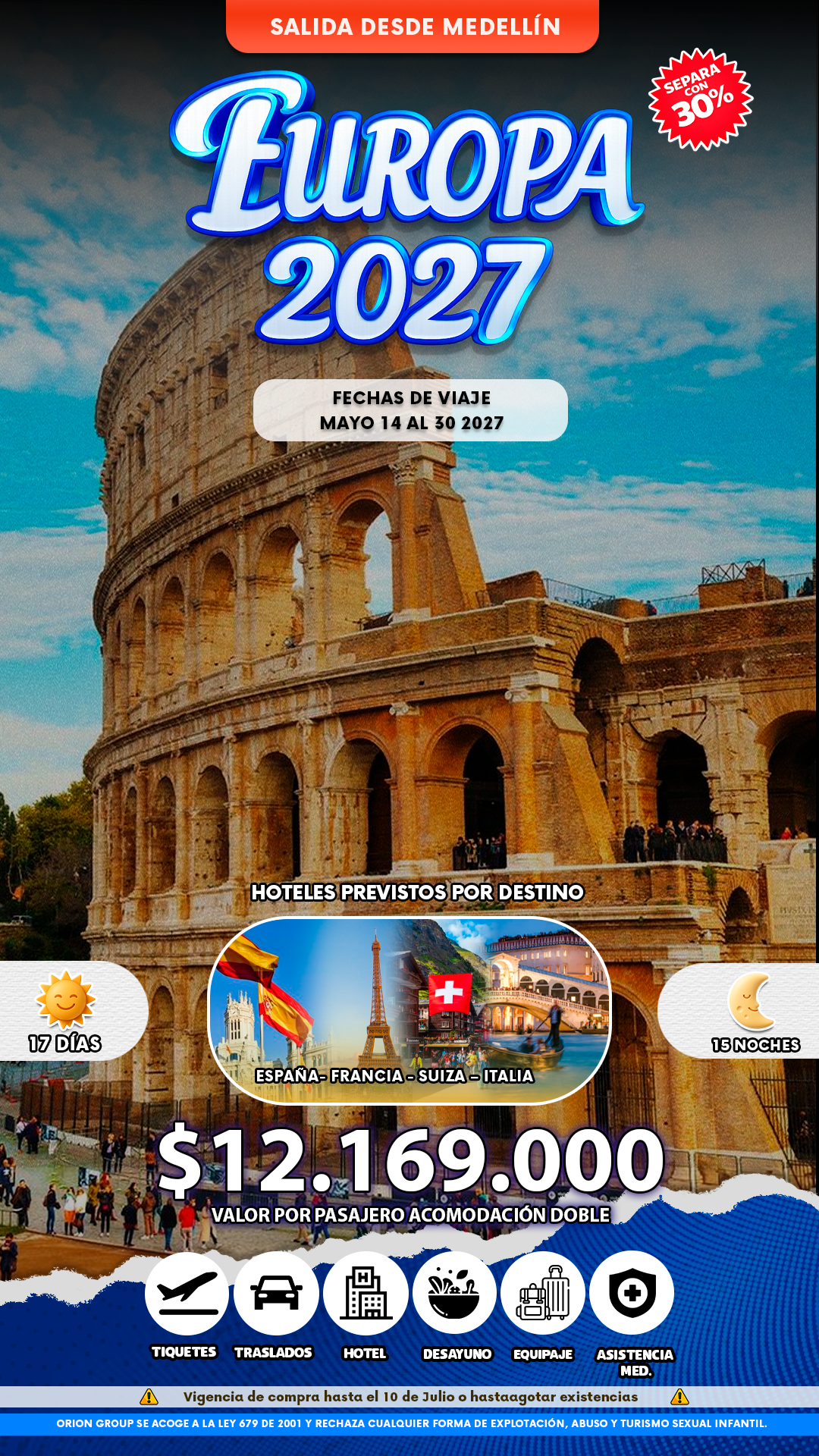 EUROPA 17 DIAS 2027 MED