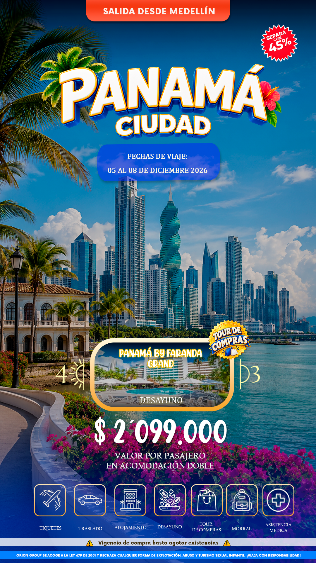 PANAMÁ DICIEMBRE 1 HOTEL MED